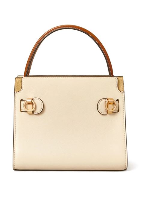 TORY BURCH Borsa Petite Double Lee Radziwill In New Cream - TORY BURCH