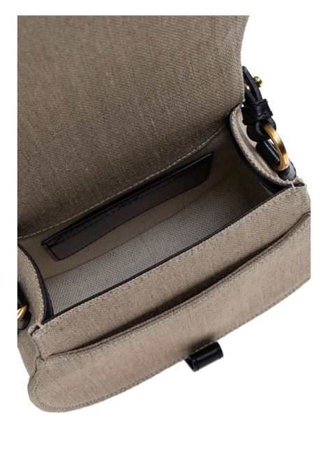 CHLOÉ Borsa Saddle Piccola Marcie In Lino E Pelle - CHLOÉ