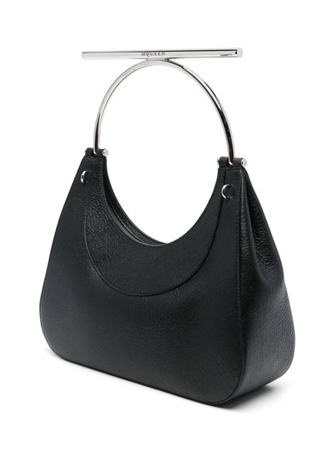 ALEXANDER MCQUEEN Borsa T-Bar Nera - ALEXANDER MCQUEEN