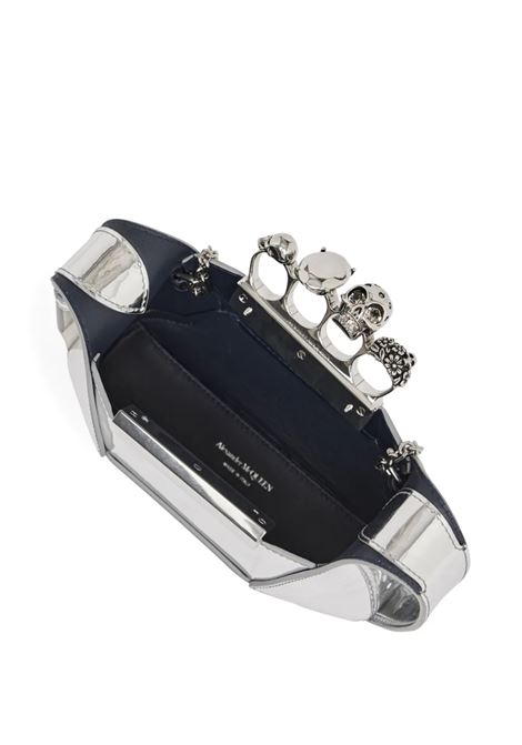 ALEXANDER MCQUEEN Borsa The Jewelled Hobo Argento - ALEXANDER MCQUEEN