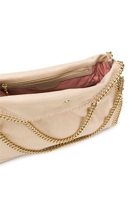 STELLA MCCARTNEY Borsa Tote Falabella Fold Over Butter Cream E Oro - STELLA MCCARTNEY