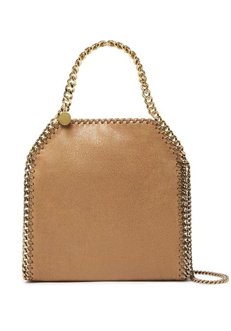 STELLA MCCARTNEY Borsa Tote Falabella Mini Marrone Pecan e Oro - STELLA MCCARTNEY