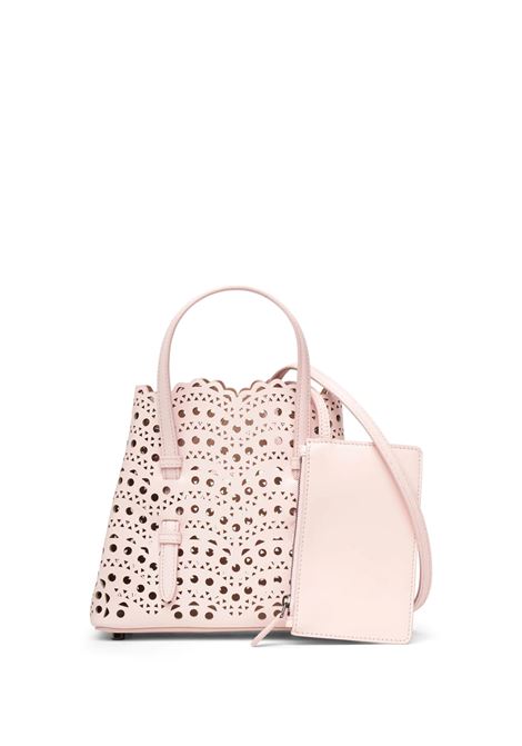 ALAIA Borsa Tote Mina 20 Rosa In Vitello Vienne - ALAIA