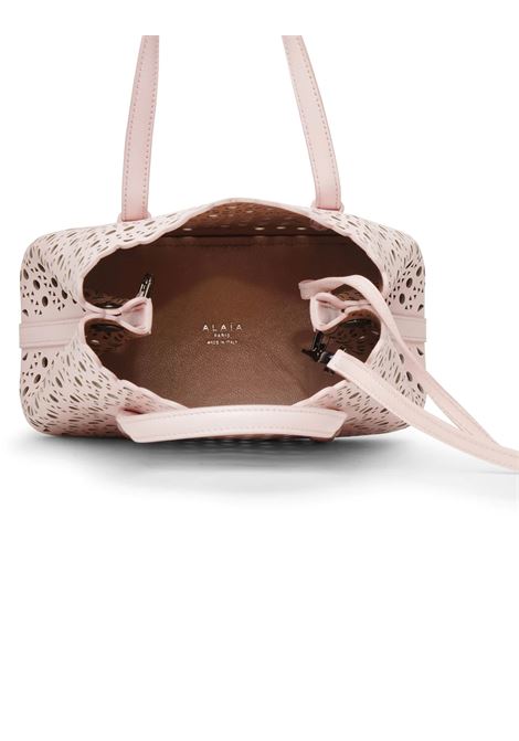 ALAIA Borsa Tote Mina 20 Rosa In Vitello Vienne - ALAIA