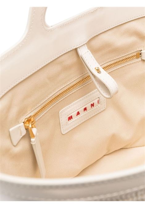 MARNI Borsa Tropicalia Summer Piccola Shell In Pelle E Rafia - MARNI