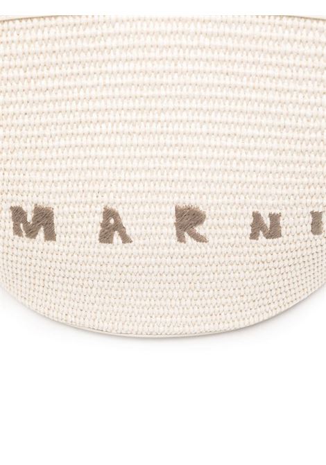 MARNI Borsa Tropicalia Summer Piccola Shell In Pelle E Rafia - MARNI