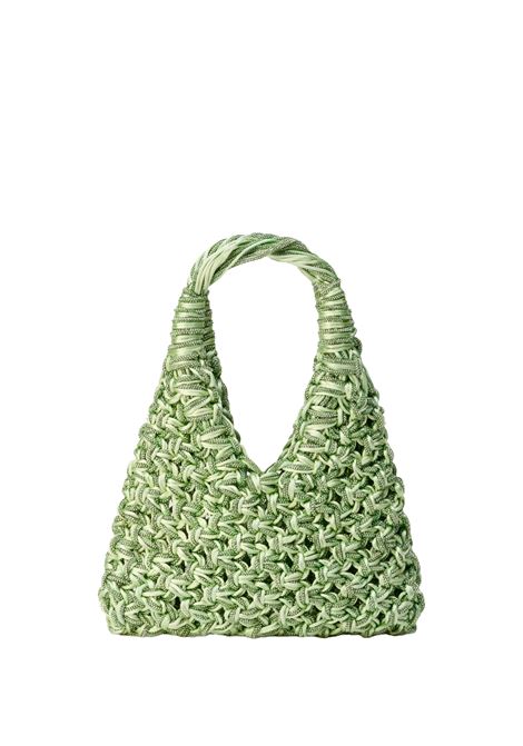 HIBOURAMA Borsa Vannifique In Satin Crisolite - HIBOURAMA