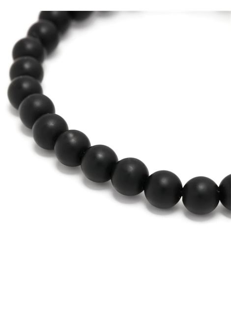 ALEXANDER MCQUEEN Bracciale Skull Con Perle Nere - ALEXANDER MCQUEEN