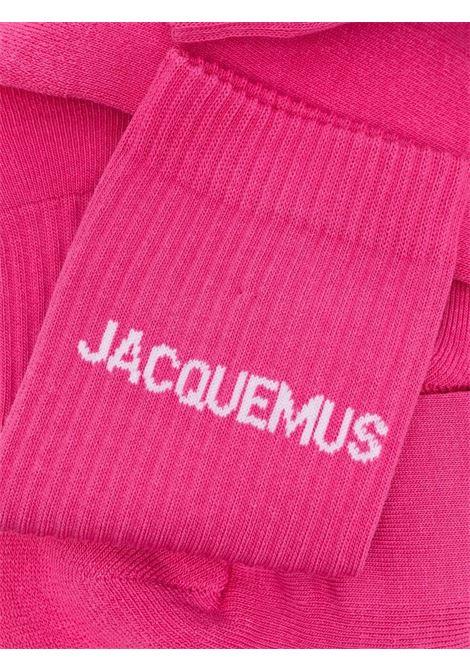 JACQUEMUS Calzini Les Chaussettes Jacquemus Rosa Neon - JACQUEMUS