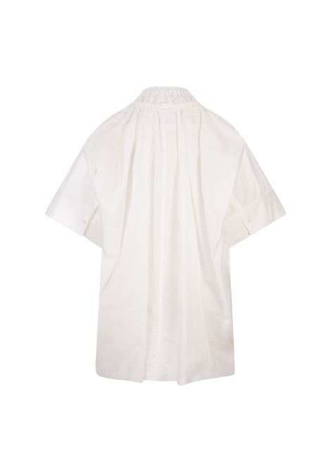 JIL SANDER Camicia Bianca Con Arricciatura Sul Collo - JIL SANDER
