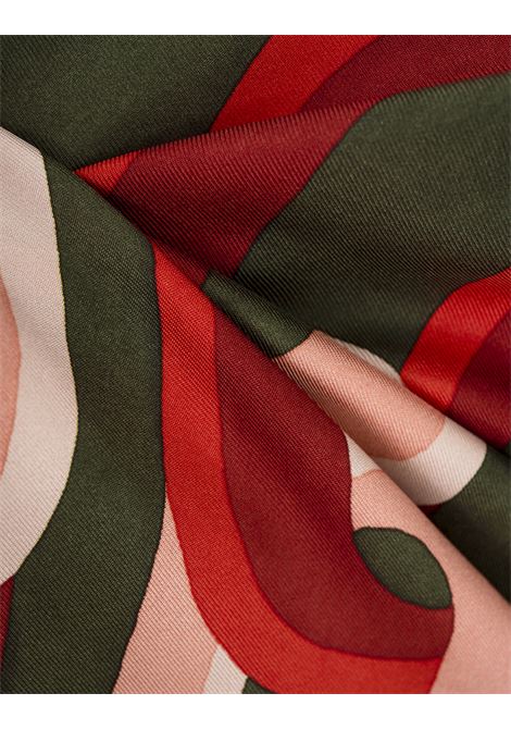 LA DOUBLE J Camicia Boy In Prometheus Placée Camouflage In Silk Twill - LA DOUBLE J