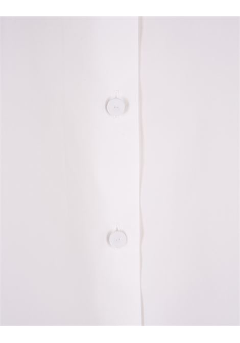 JIL SANDER Camicia Cropped In Popeline Bianco - JIL SANDER