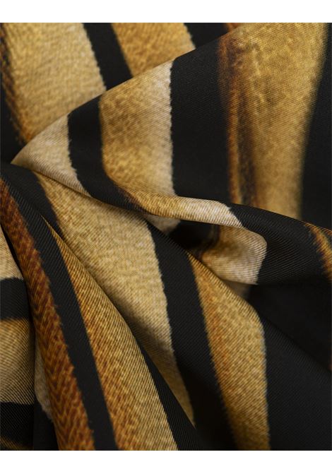 ROBERTO CAVALLI Camicia In Seta Con Stampa Ray Of Gold - ROBERTO CAVALLI