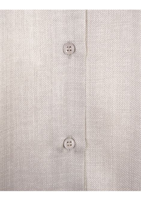 ERMANNO SCERVINO Camicia In Seta Grigia Con Effetto Sbiadito - ERMANNO SCERVINO