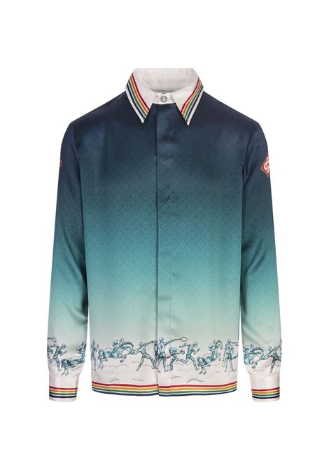 CASABLANCA Camicia In Seta La Déesse Du Stade - CASABLANCA
