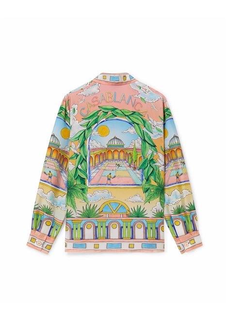 CASABLANCA Camicia In Seta Paysage Ideal - CASABLANCA