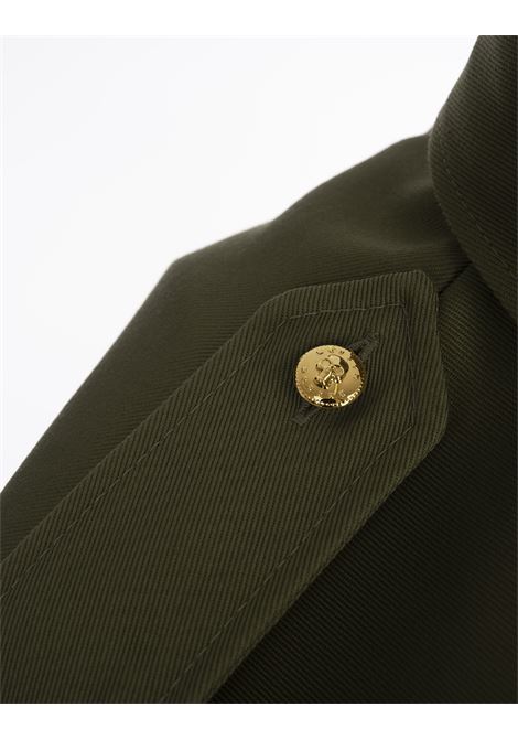 ALEXANDER MCQUEEN Camicia Military Crop Verde - ALEXANDER MCQUEEN