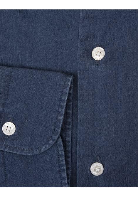 DANDY LIFE Camicia Regular Fit In Cotone Denim Blu - DANDY LIFE