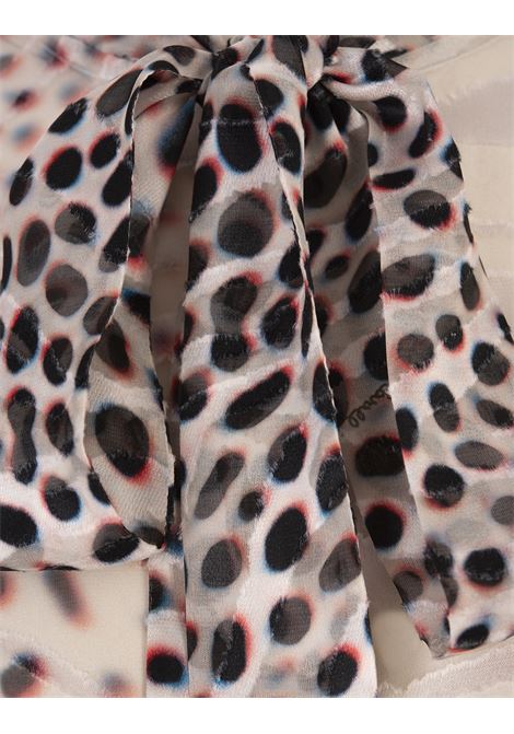 ROBERTO CAVALLI Camicia Shark In Raso Devoré Stampato - ROBERTO CAVALLI