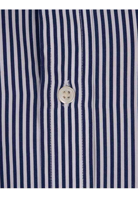 RALPH LAUREN Camicia Slim Fit In Cotone A Righe Bianco E Blu - RALPH LAUREN