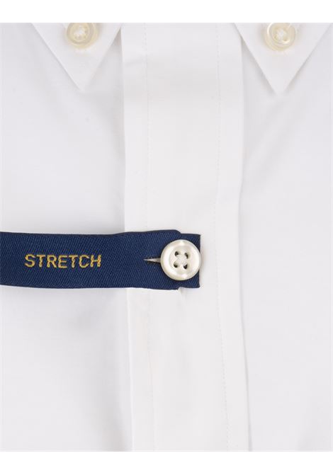 RALPH LAUREN Camicia Slim Fit In Cotone Stretch Bianco - RALPH LAUREN