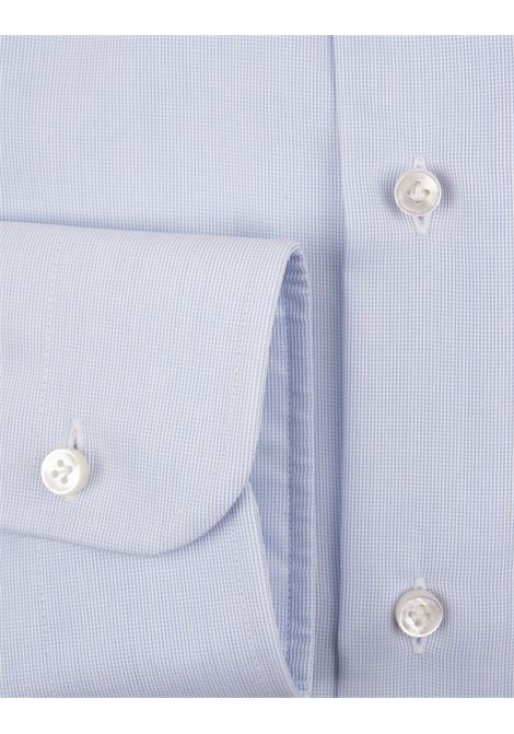 DANDY LIFE Camicia Slim Fit "Journey" In Cotone Azzurro Chiaro - DANDY LIFE