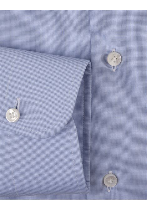DANDY LIFE Camicia Slim Fit "Journey" In Cotone Azzurro - DANDY LIFE