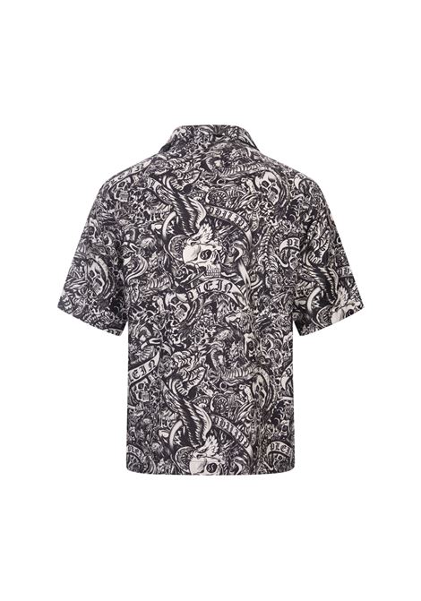 PHILIPP PLEIN Camicia Tattoo A Maniche Corte - PHILIPP PLEIN