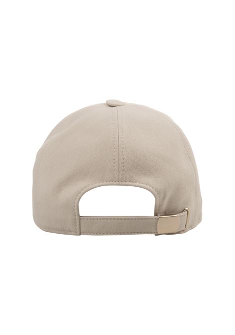 CHLOÉ Cappello Da Baseball Cement Beige Con Logo Ricamato - CHLOÉ