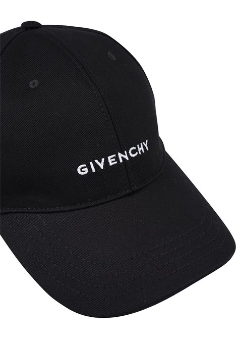 GIVENCHY Cappello Da Baseball GIVENCHY 4G Nero In Serge - GIVENCHY