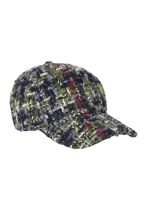 ETRO Cappello Da Baseball In Bouclé Misto Lana Multicolore - ETRO