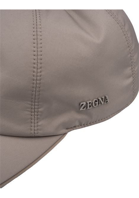ZEGNA Cappello Da Baseball In Tessuto Tecnico Cachi - ZEGNA