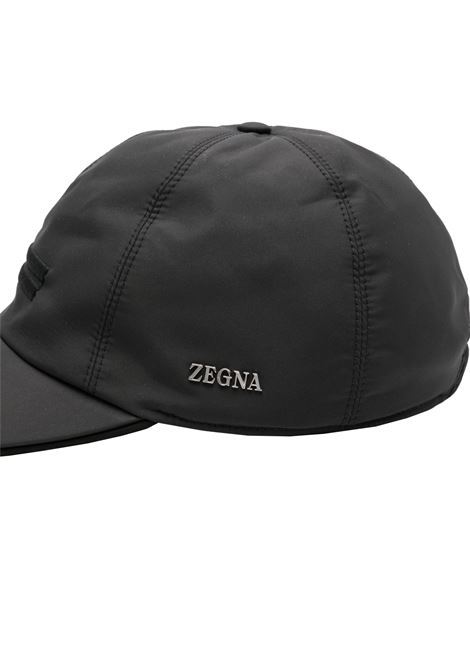 ZEGNA Cappello Da Baseball In Tessuto Tecnico Nero - ZEGNA