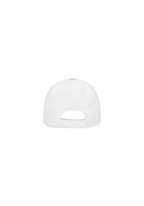 DOLCE & GABBANA KIDS Cappello Da Baseball In Twill Bianco Con Placca Loogata - DOLCE & GABBANA KIDS