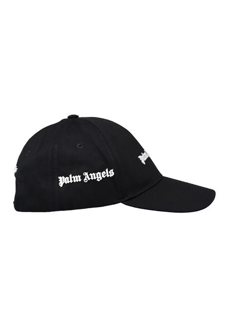 PALM ANGELS Cappello Da Baseball Nero Con Logo - PALM ANGELS