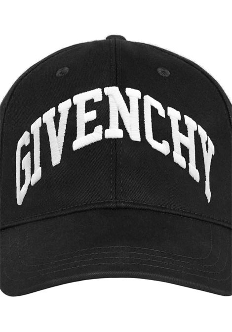GIVENCHY Cappello Da Baseball Nero Con Ricamo GIVENCHY College - GIVENCHY