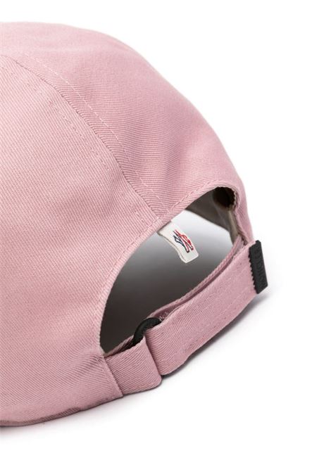 MONCLER GRENOBLE Cappello Da Baseball Rosa Con Logo A Rilievo - MONCLER GRENOBLE
