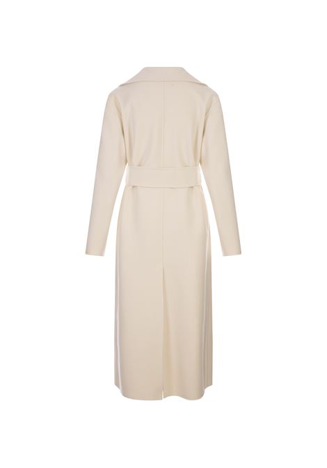 JIL SANDER Cappotto A Vestaglia In Lana Beige - JIL SANDER
