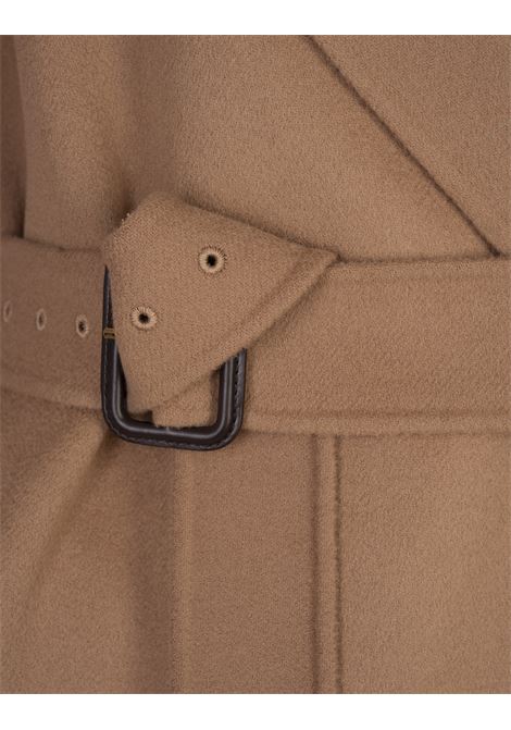 S MAX MARA Cappotto Lungo Ebano Cammello - S MAX MARA