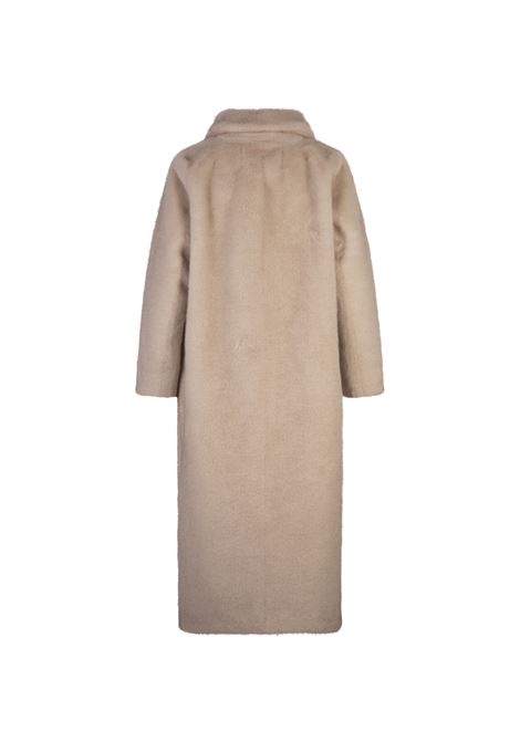 VALENTINI 1972 Cappotto Lungo In Finta Pelliccia Beige - VALENTINI 1972