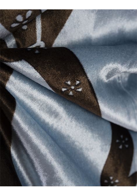 FOR RESTLESS SLEEPERS Cappotto Lungo Proto Azzurro Con Strisce Veneziane - FOR RESTLESS SLEEPERS