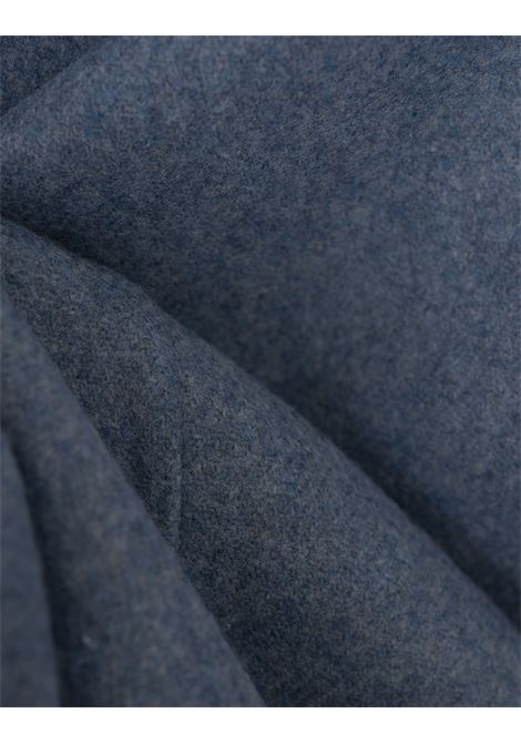 ERMANNO SCERVINO Cappotto Monopetto In Misto Lana Celeste - ERMANNO SCERVINO