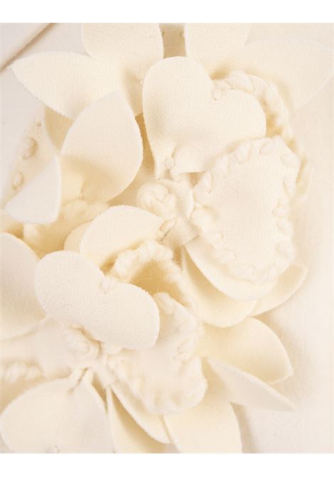 ERMANNO SCERVINO Cappotto Over In Panno Di Lana Avorio - ERMANNO SCERVINO