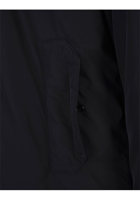 STONE ISLAND Car Coat In Micro Twill Blu Navy - STONE ISLAND