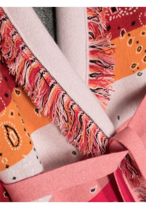 ALANUI KIDS Cardigan Bandana A Strisce Rosa E Multicolore - ALANUI KIDS