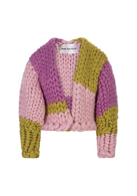 HOPE MACAULAY Cardigan Gooseberry Colossal Knit - HOPE MACAULAY