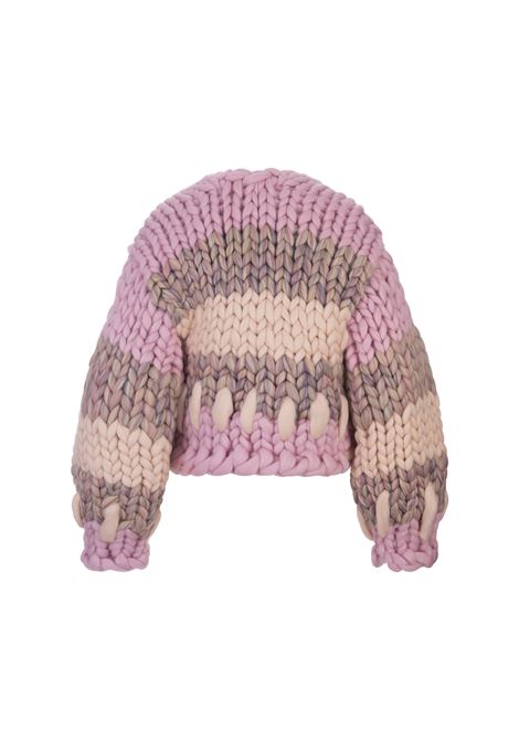 HOPE MACAULAY Cardigan Halle In Maglia Colossal Rosa - HOPE MACAULAY