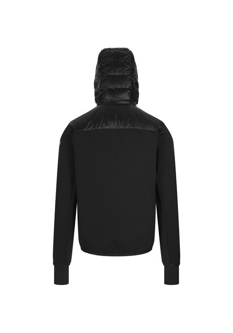 MONCLER GRENOBLE Cardigan Imbottito Nero Con Zip - MONCLER GRENOBLE