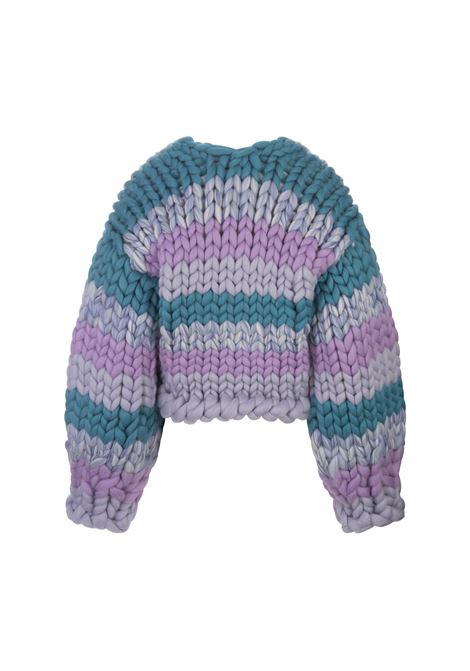 HOPE MACAULAY Cardigan Marina In Maglia Colossal Viola - HOPE MACAULAY