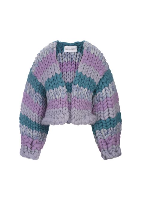 HOPE MACAULAY Cardigan Marina In Maglia Colossal Viola - HOPE MACAULAY